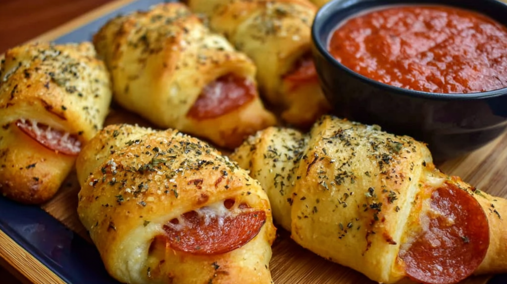 Pizza Stuffed Crescent Rolls