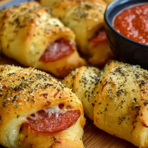 Pizza Stuffed Crescent Rolls