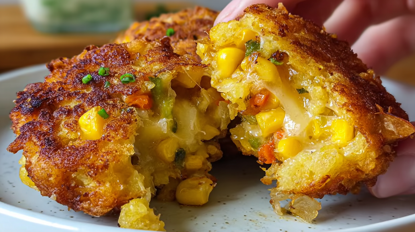 Potato And Sweet Corn Fritters