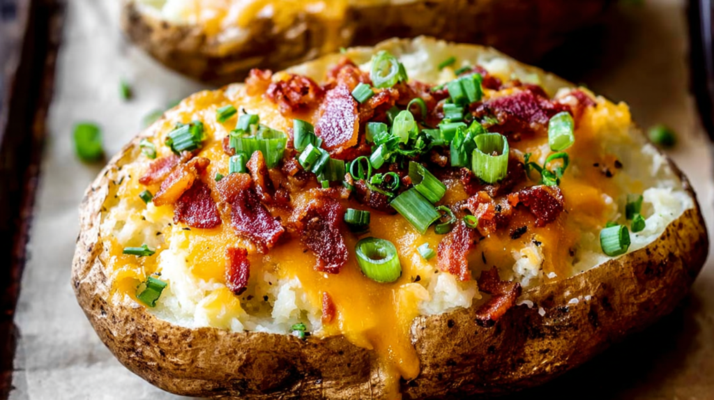 Street Corn Topped Baked Potatoes