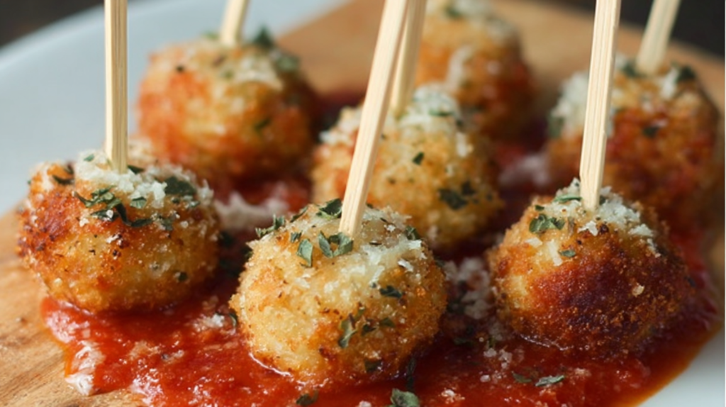 Baked Mozzarella Cracker Bites