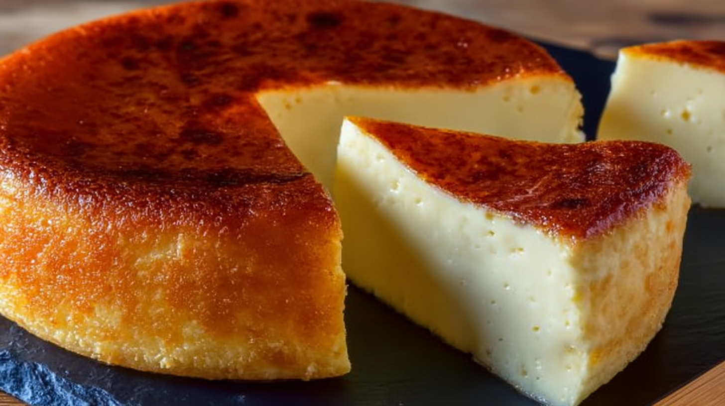 Burnt Basque Corn Cheesecake Recipe