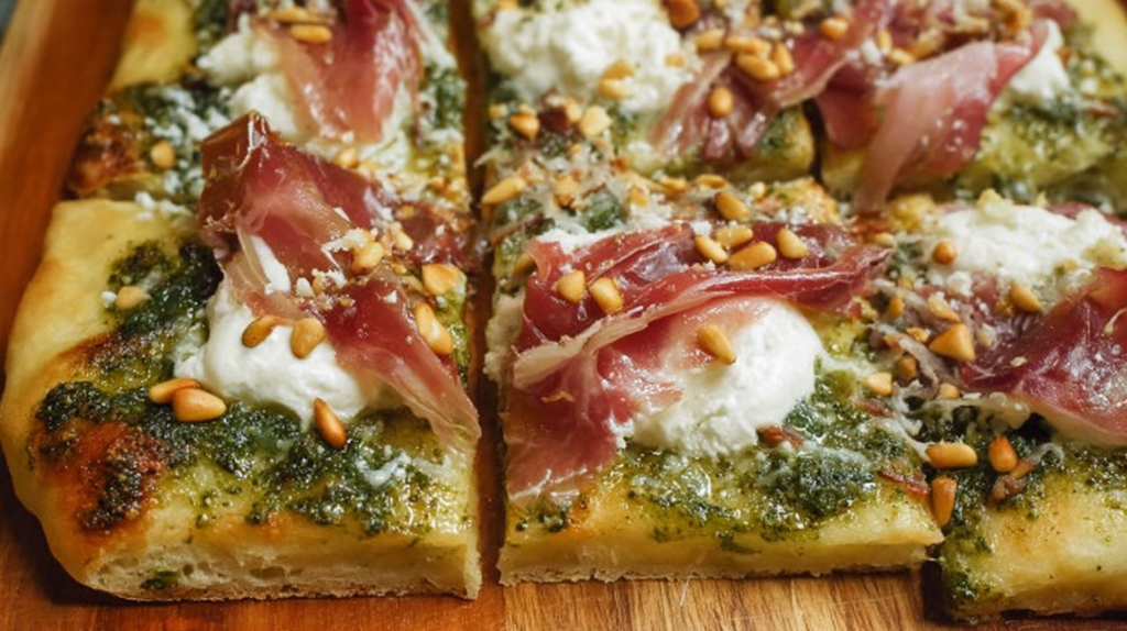 Burrata Pistachio Pizza