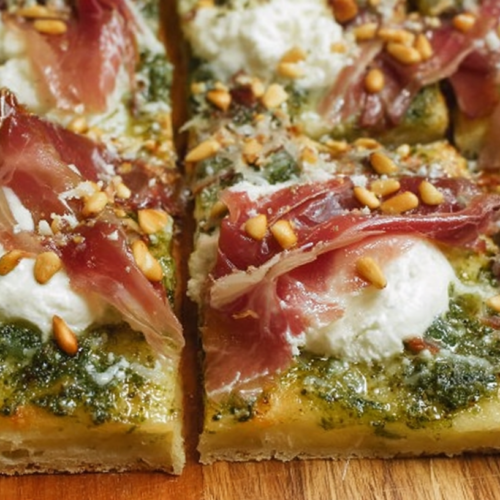 Burrata Pistachio Pizza
