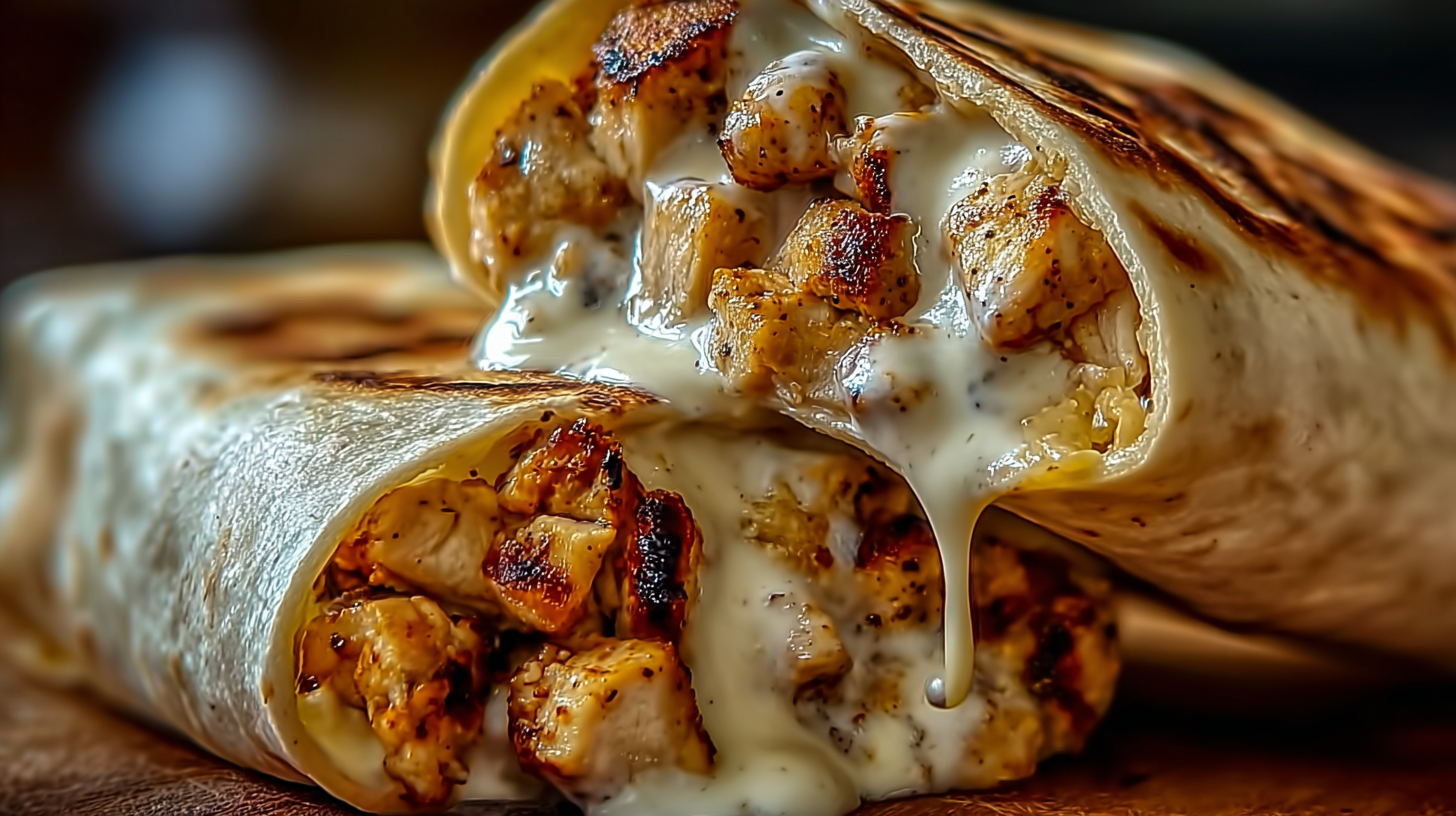 Cheesy Chicken Wrap