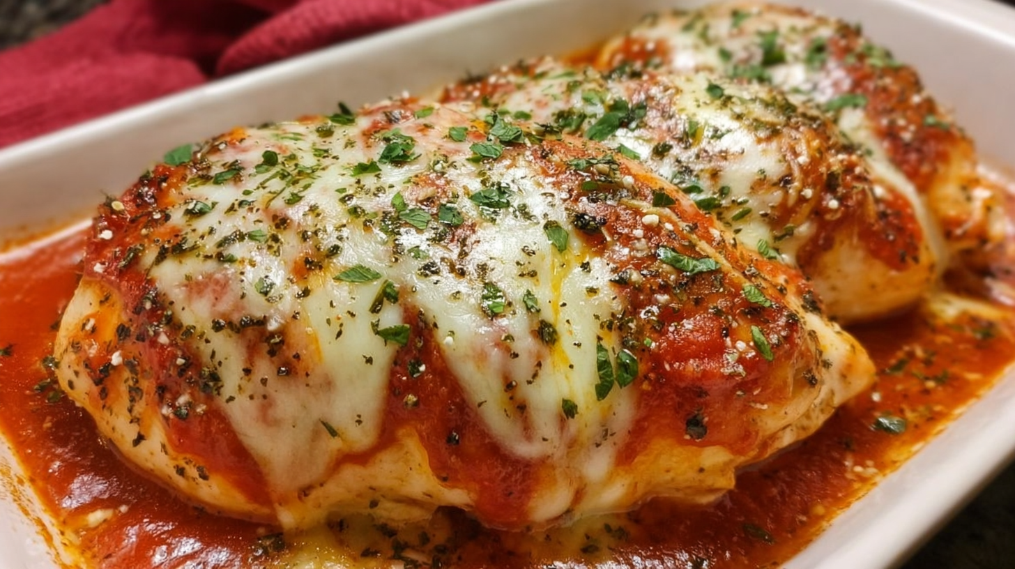 Cheesy Marinara Chicken Bake
