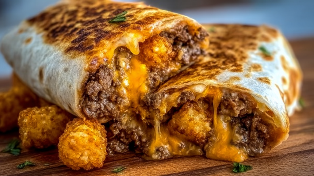 Cheesy Potato Burritos