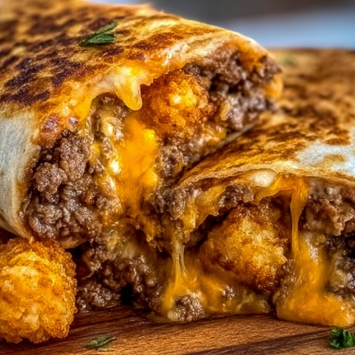 Cheesy Potato Burritos