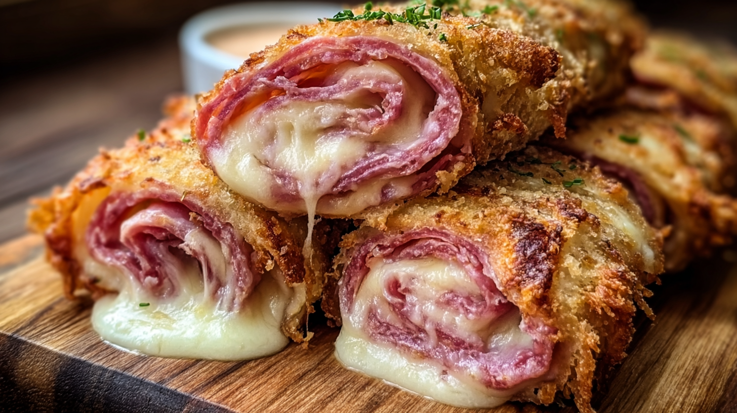 Crispy Reuben Roll Ups