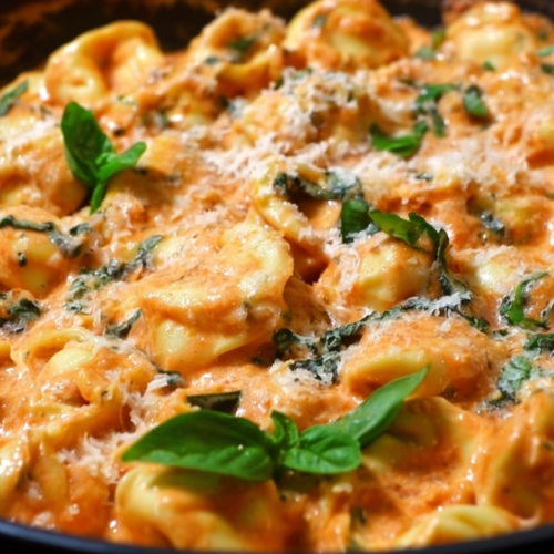 Crockpot Chicken Tortellini