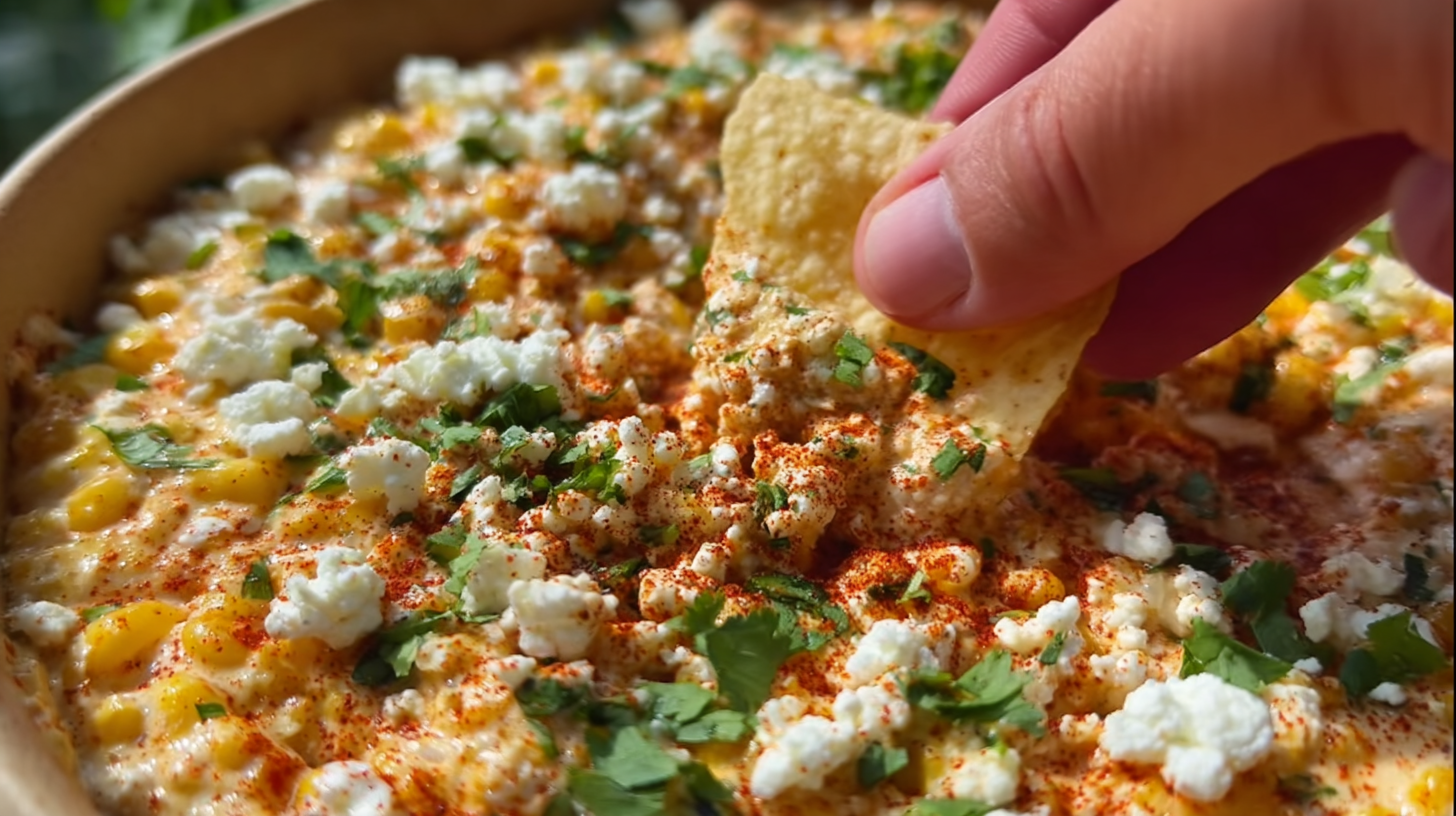 Easy Mexican Street Corn Dip With Cream Cheese