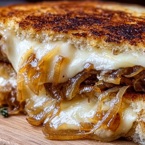 French Onion Grilled Cheese Sandwich