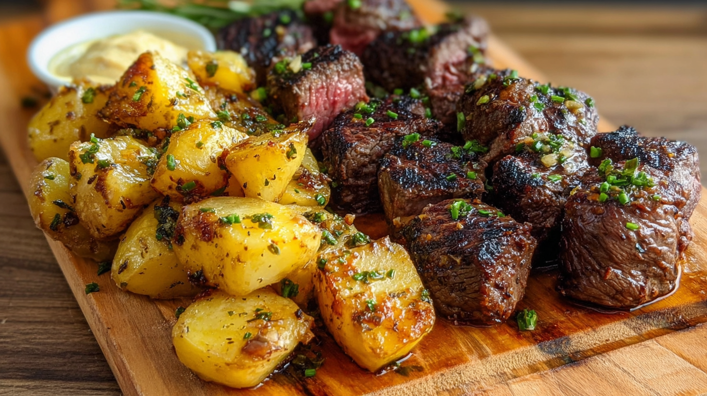 Garlic Butter Steak Bite