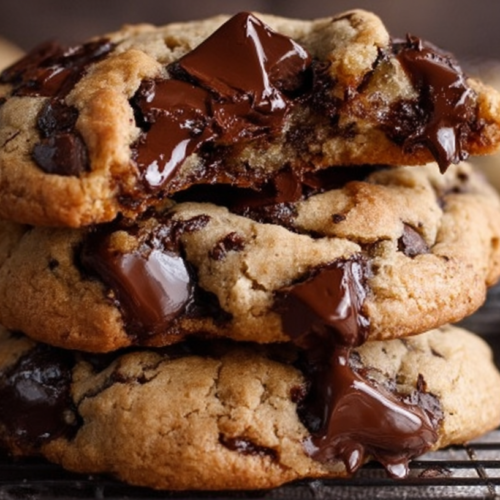 Giant Cookie With Chocolate Chips