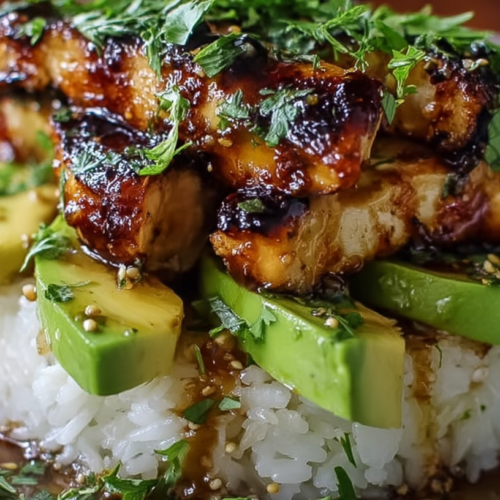 Honey Lime Chicken Avocado