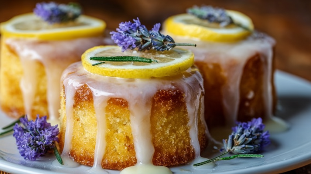 Lemon Lavender Mini Cakes