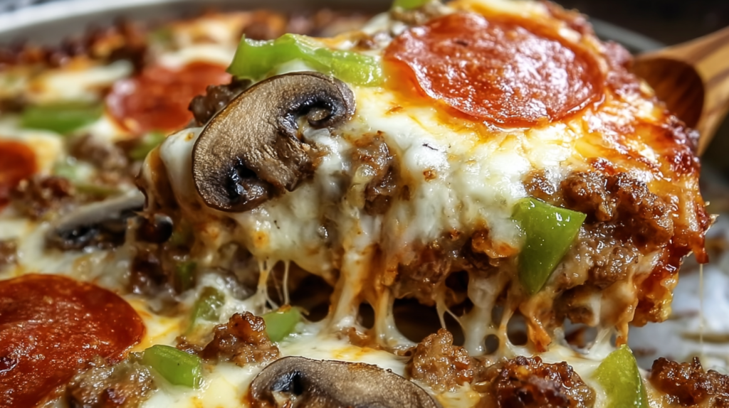 Low Carb Pizza Casserole