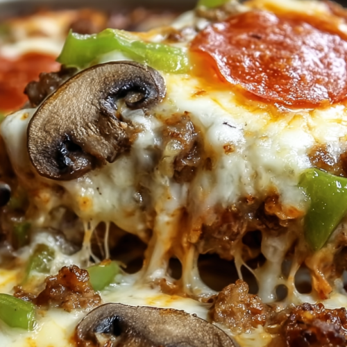 Low Carb Pizza Casserole