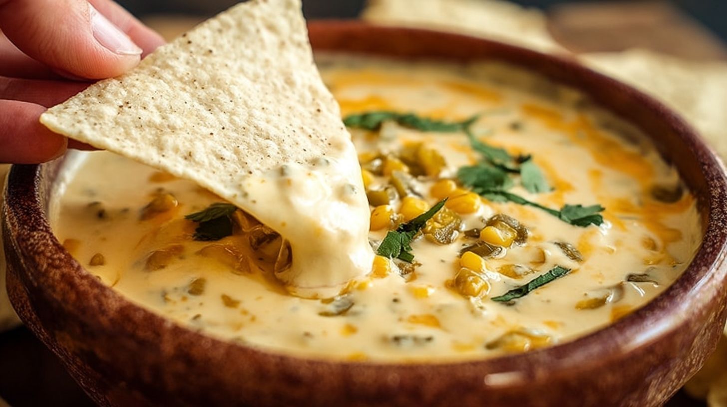 Mexican Corn Queso Dip
