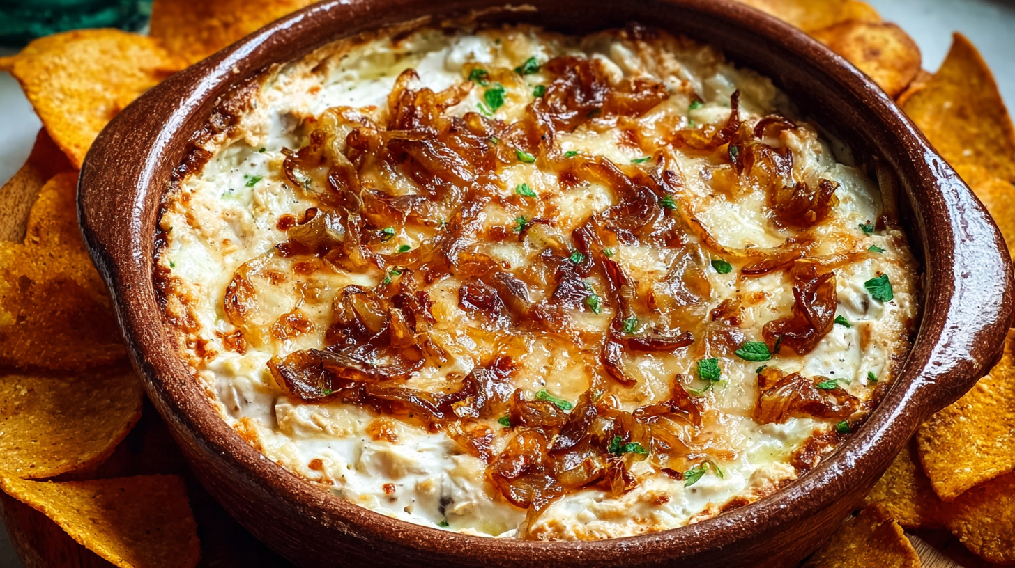 Miso Caramelized Onion Dip