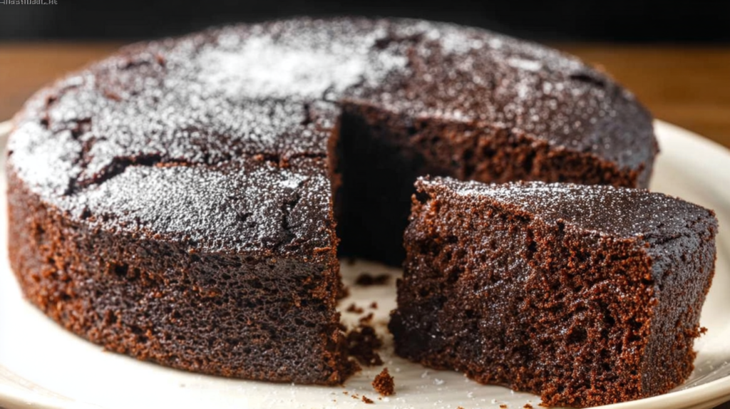 One Bowl Chocolate Walnut Cake