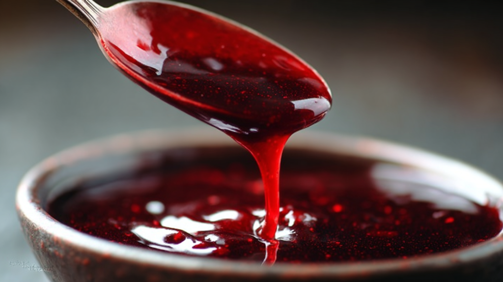 Raspberry Peach Sauce