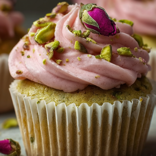 Rose And Pistachio Cupcakes
