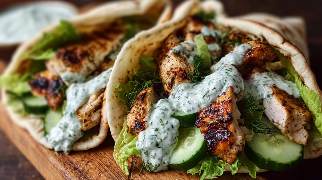 Sheet Pan Chicken Pitas