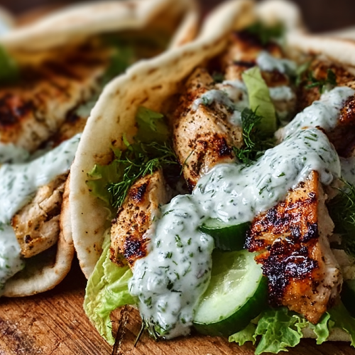 Sheet Pan Chicken Pitas