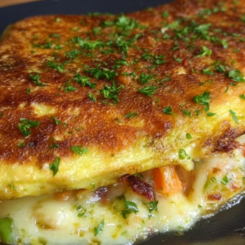 Spicy Cheddar Omelet