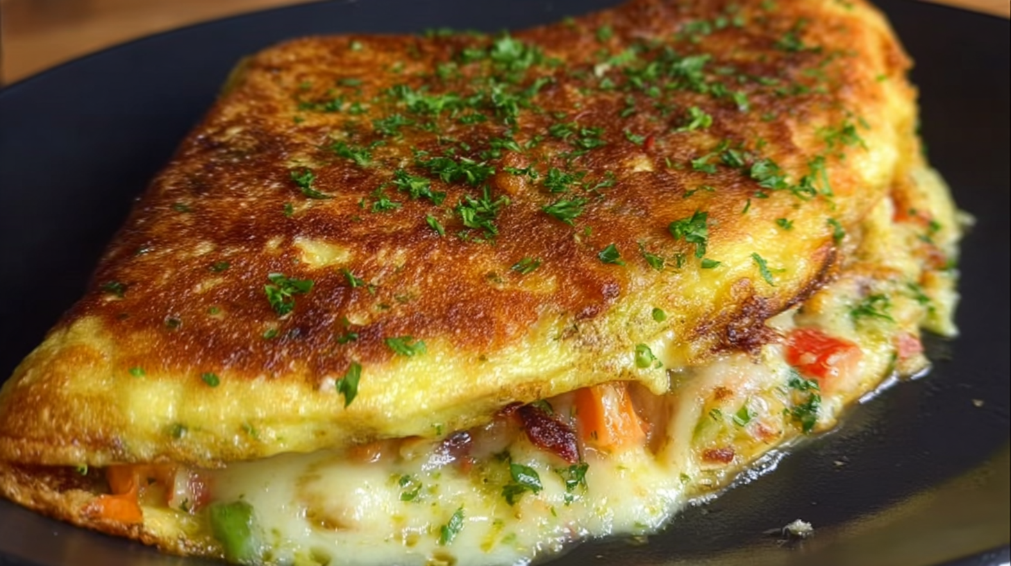 Spicy Cheddar Omelet