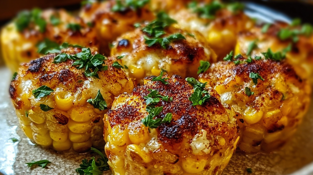 Spicy Mexican Corn Bites