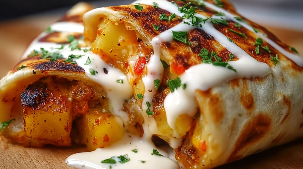 Spicy Potato Burrito