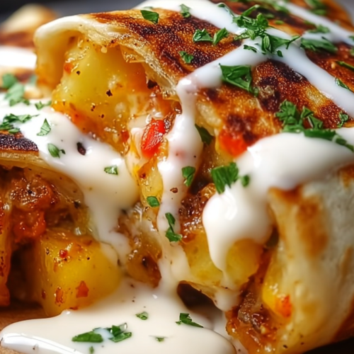 Spicy Potato Burrito