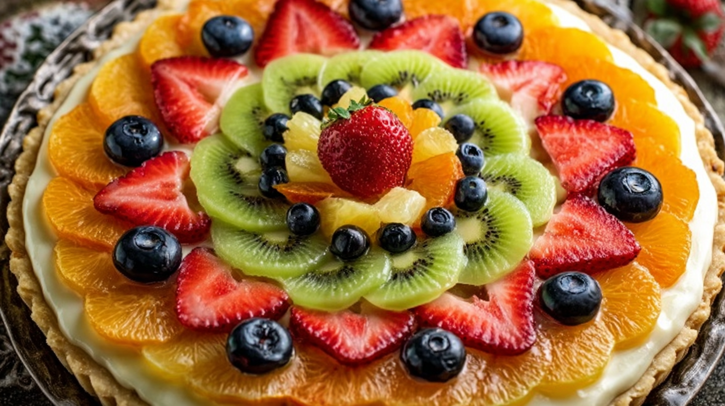 Sugar Cookie Fruit Pizza