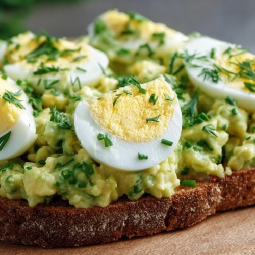 Zesty Mediterranean Avocado Egg Salad