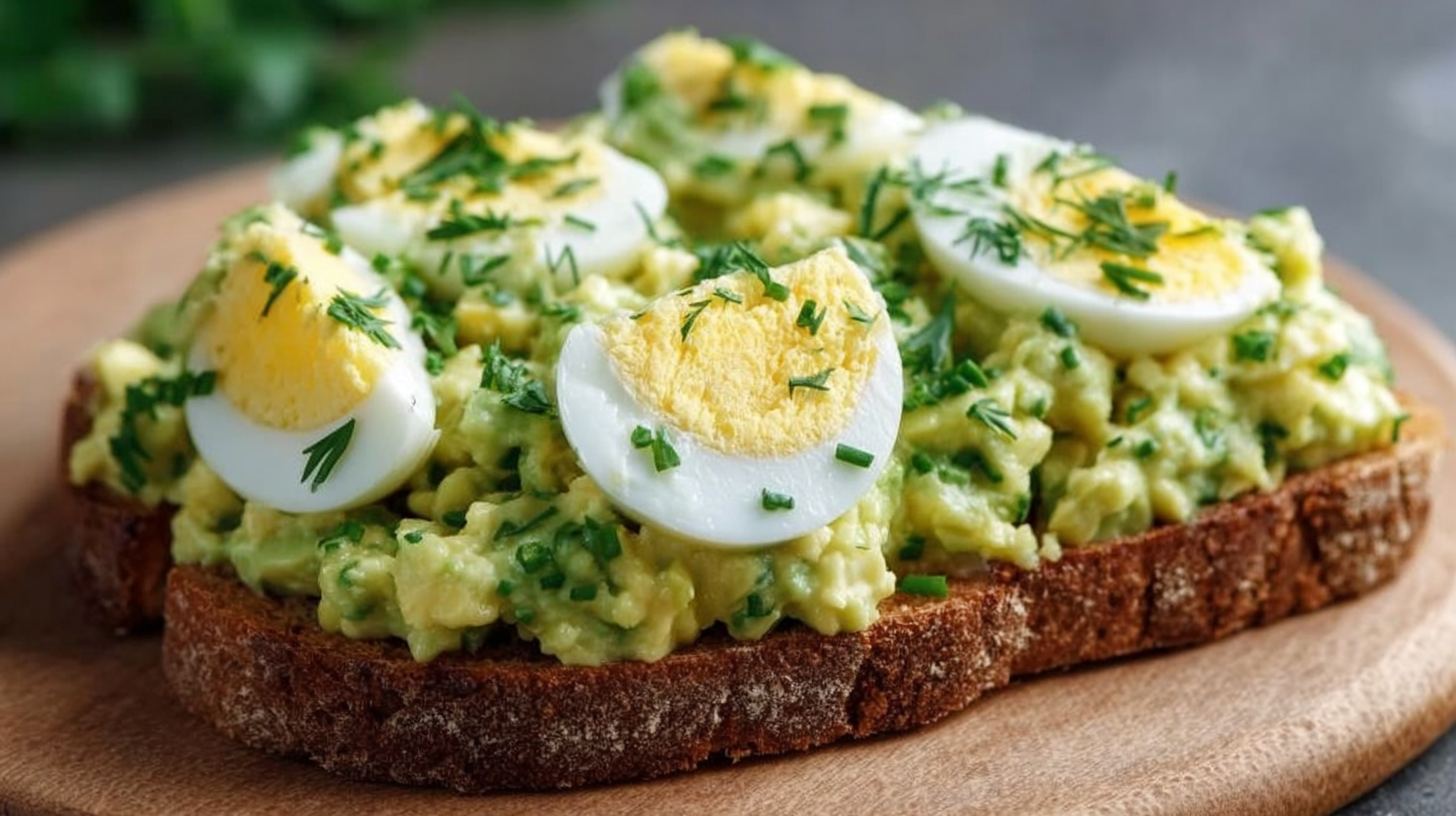 Zesty Mediterranean Avocado Egg Salad