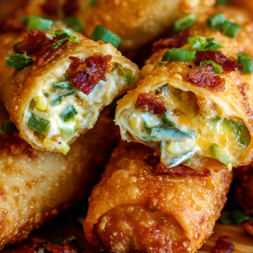 Air Fryer Dinners Crispy Jalapeno Popper Egg Roll