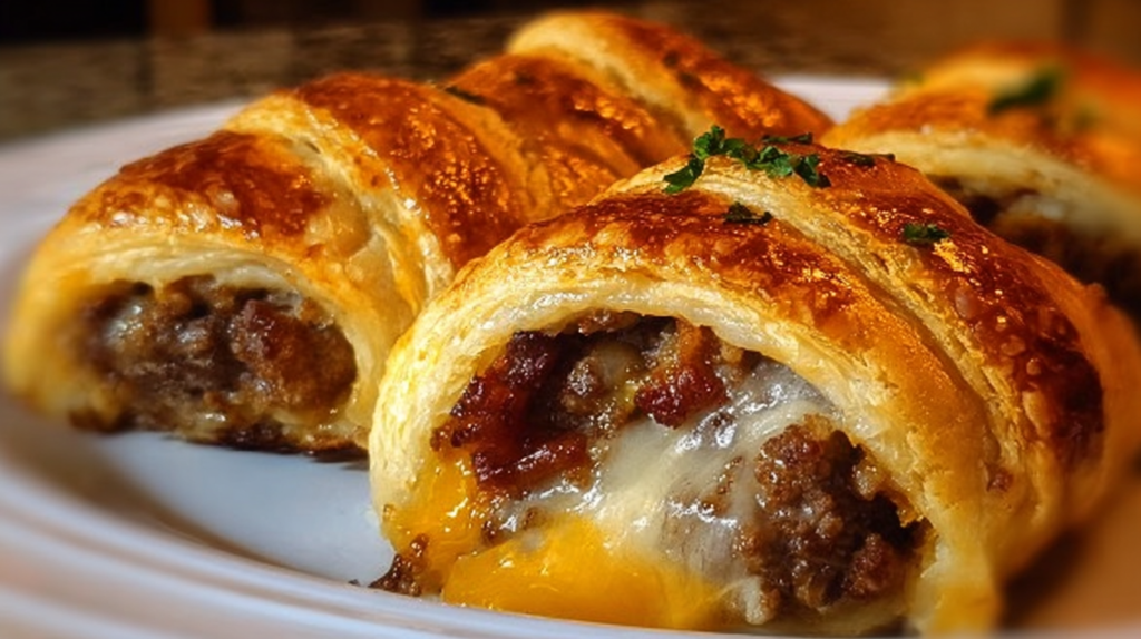 Beef Cheeseburger Rollups