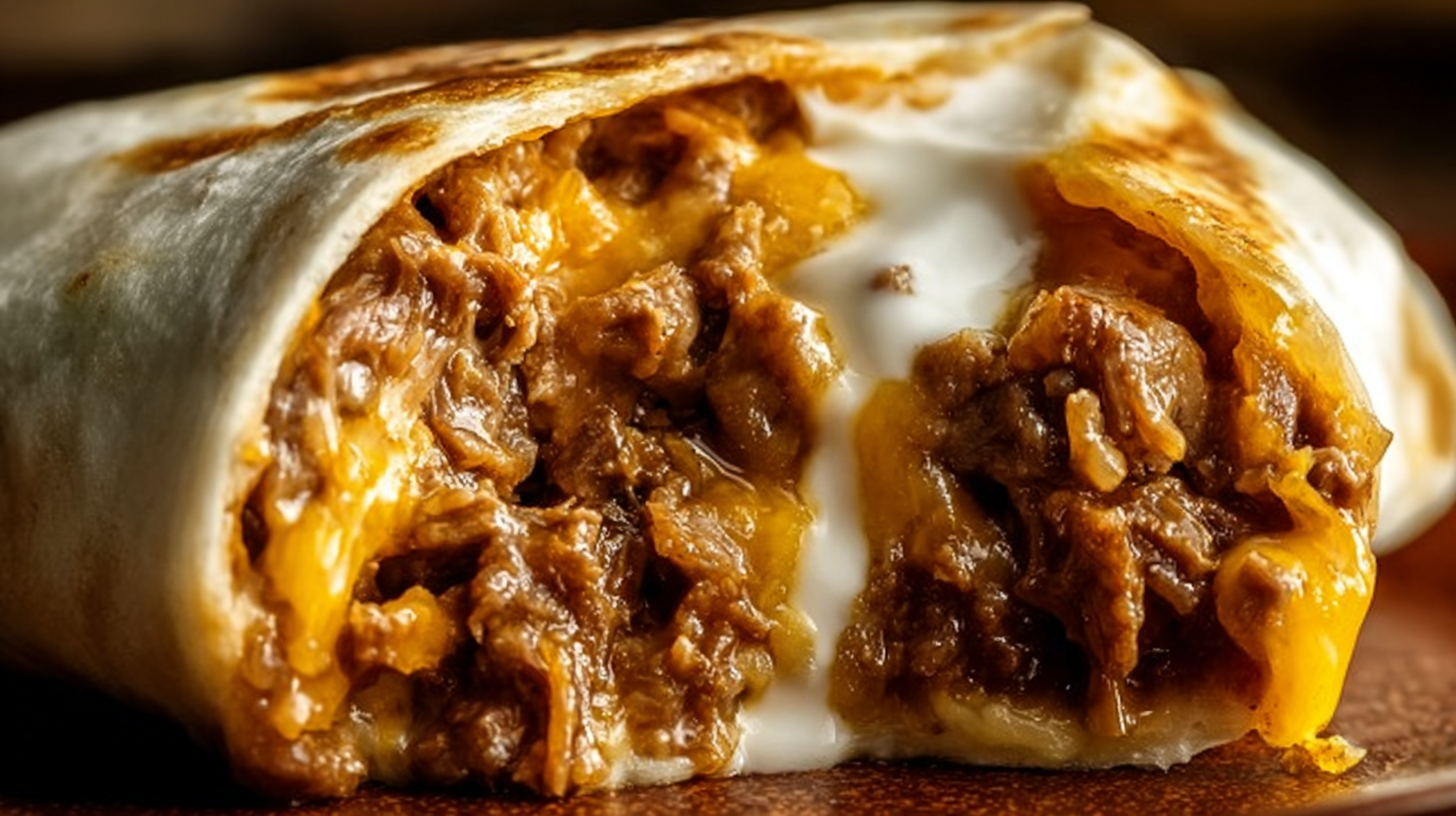 Beefy Melt Burrito 