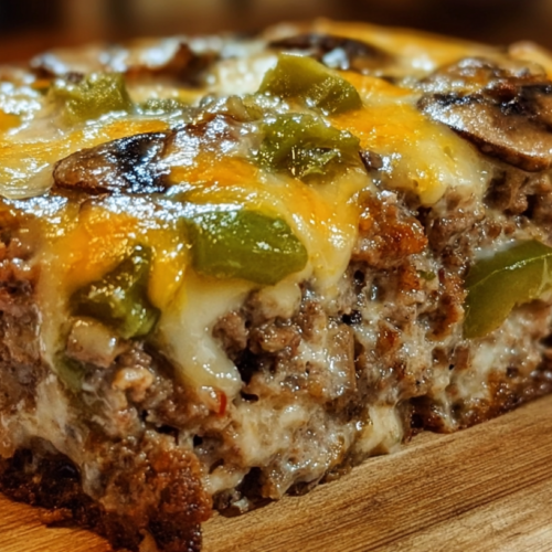 Cheesesteak Meatloaf