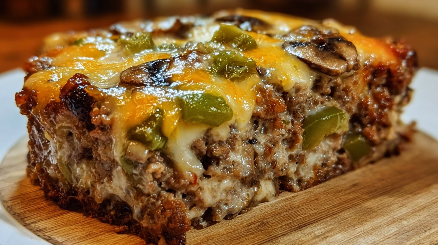 Cheesesteak Meatloaf