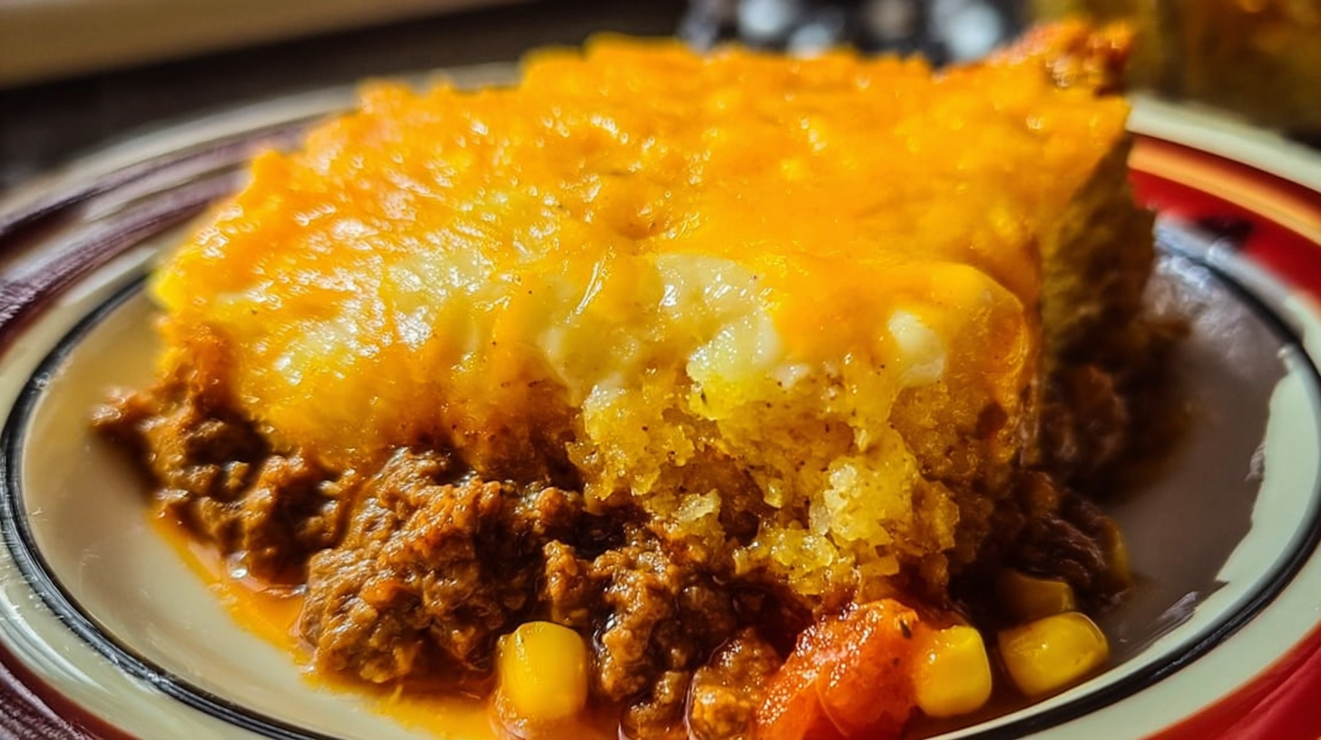 Cheesy Mexican Corn Bake
