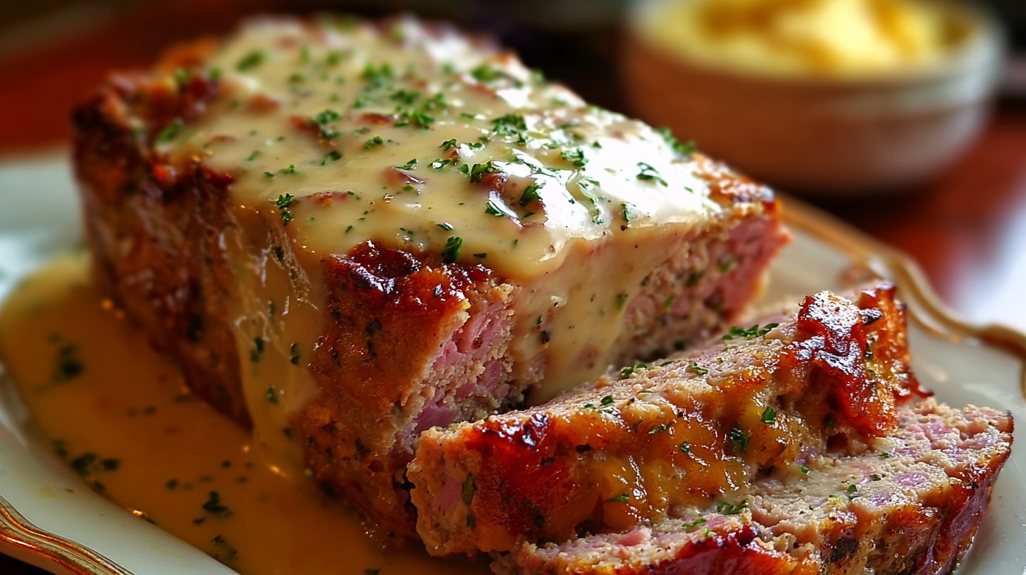 Chicken Cordon Bleu Meatloaf