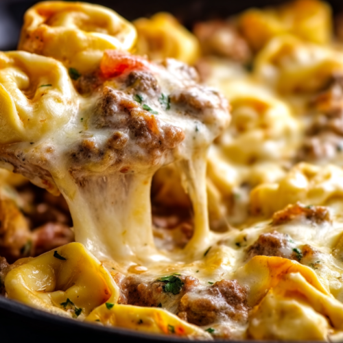 Creamy Ranch Beef Tortellini Bliss
