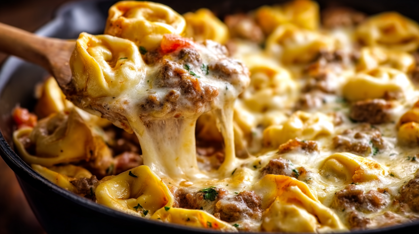 Creamy Ranch Beef Tortellini Bliss