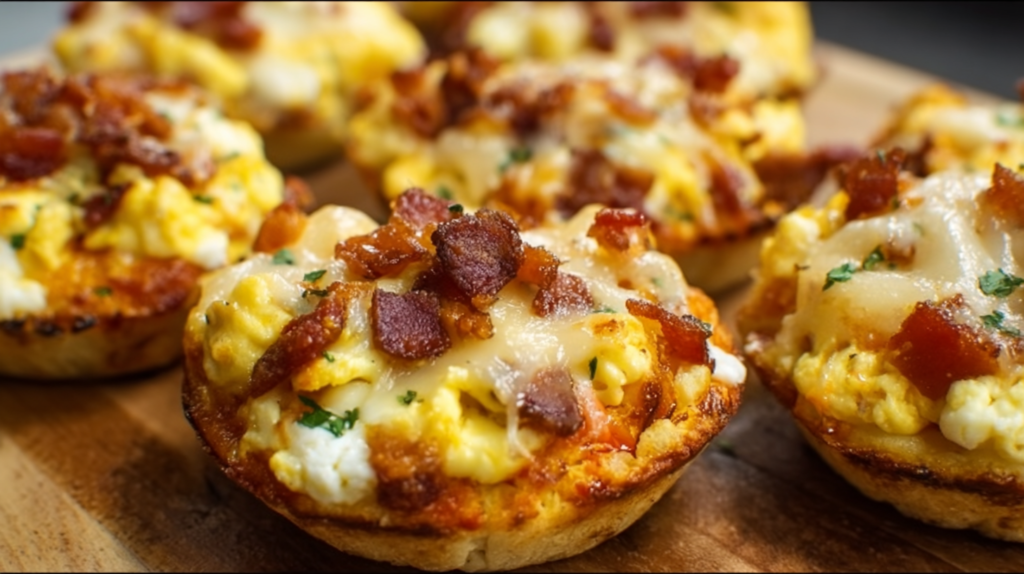 English Muffin Breakfast Pizza