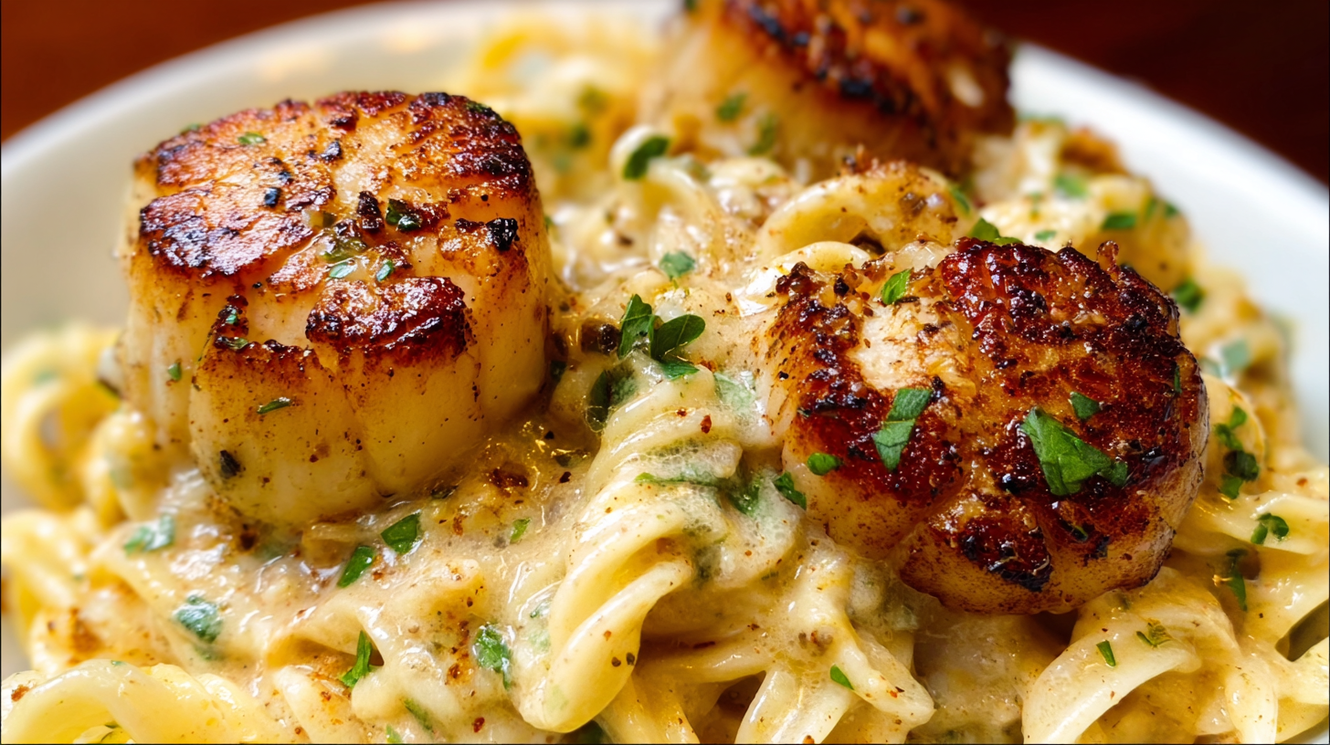 Garlic Lemon Butter Seared Scallops Recipe