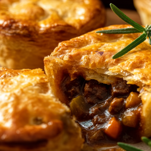 Golden Mini Lamb Pies