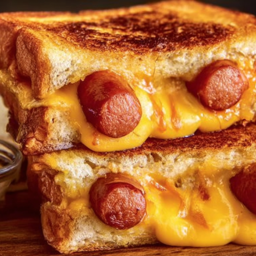 Grilled Cheese Hot Dogs